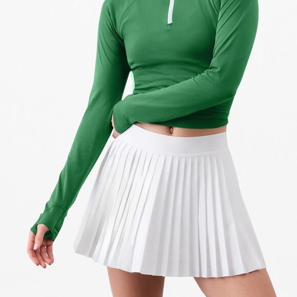 Athleta Dresses & Skirts - Athleta Match Point Pleated Skort White Size Small NWT Golf Pickleball Tennis